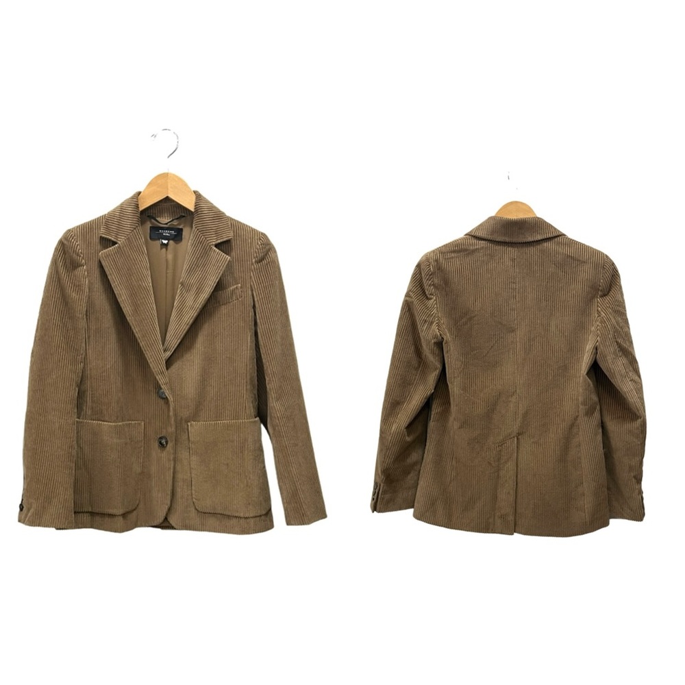 Weekend Max Mara Corduroy Tan Blazer - Picture 3 of 16